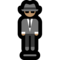 Man in Business Suit Levitating - Medium emoji on Microsoft
